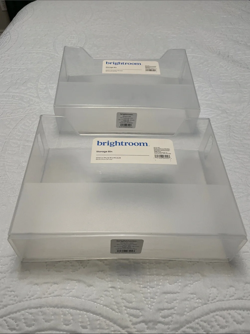 Set of 2 Like New BRIGHTROOM Storage Bin TARGET Endless Possibilities for Use